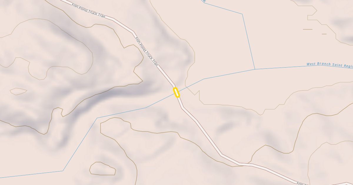 Map preview of Fish Pond Truck Trail