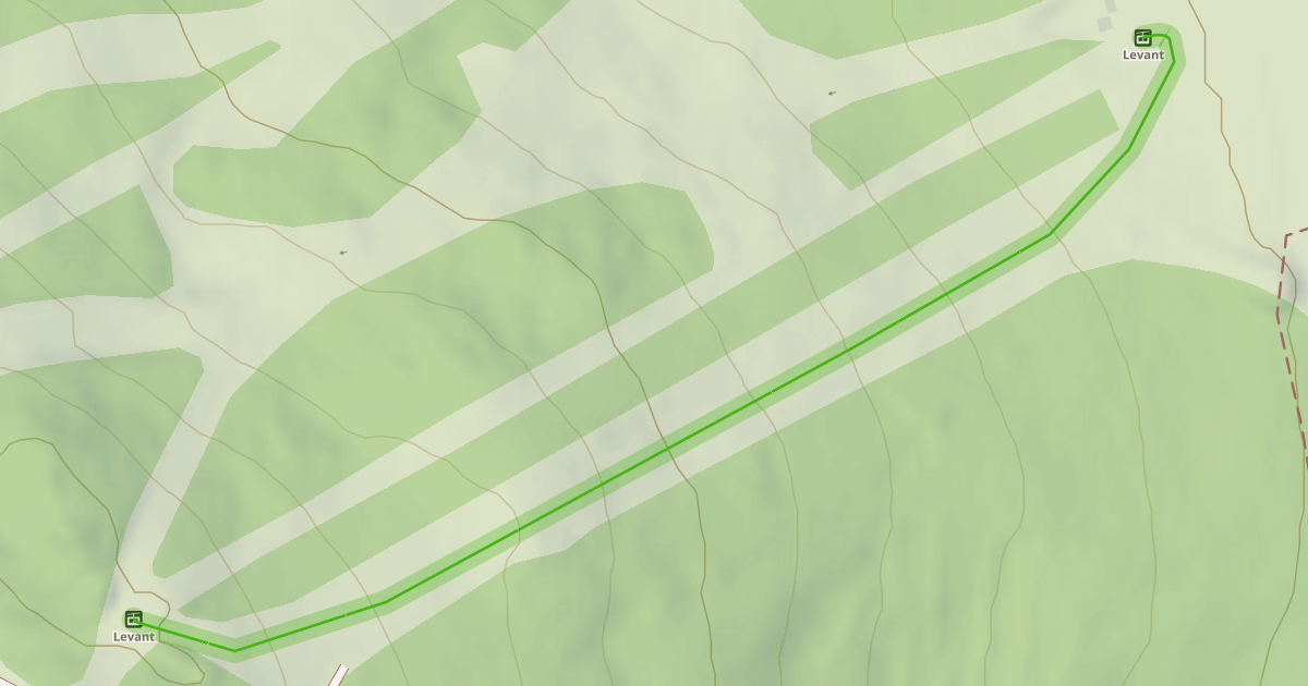 Map preview of Ski plan du levant