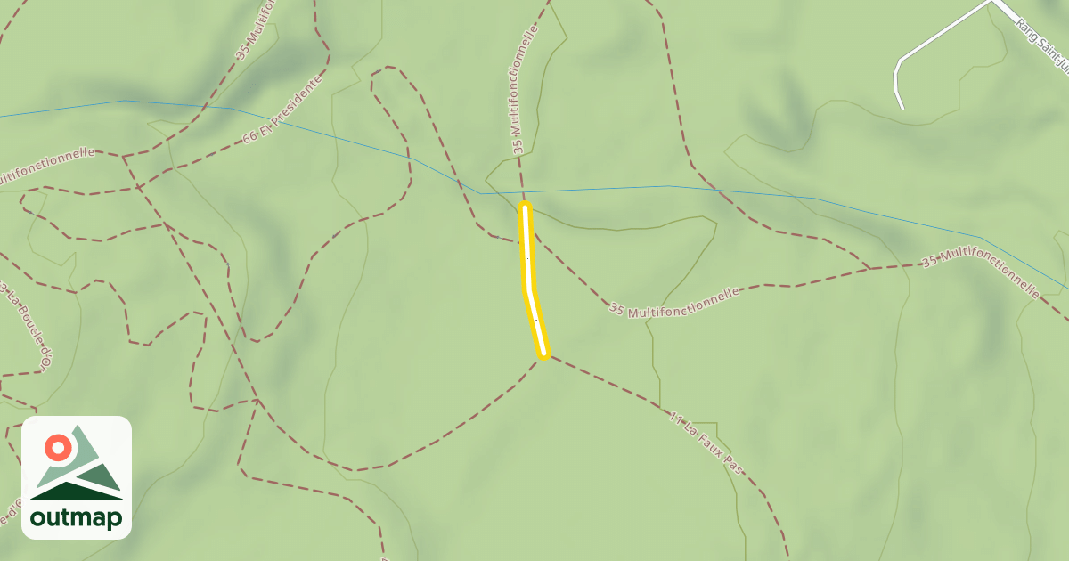 Map of 11 La Faux Plats