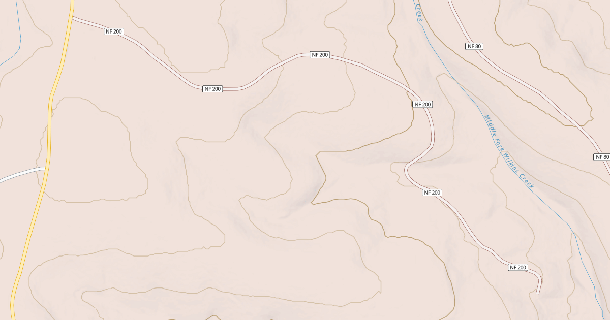 Map preview of USFS Motor Vehicle Use Map Roads {7F68F57F-FBE7-4BDB-BE66-3E034B967D61}