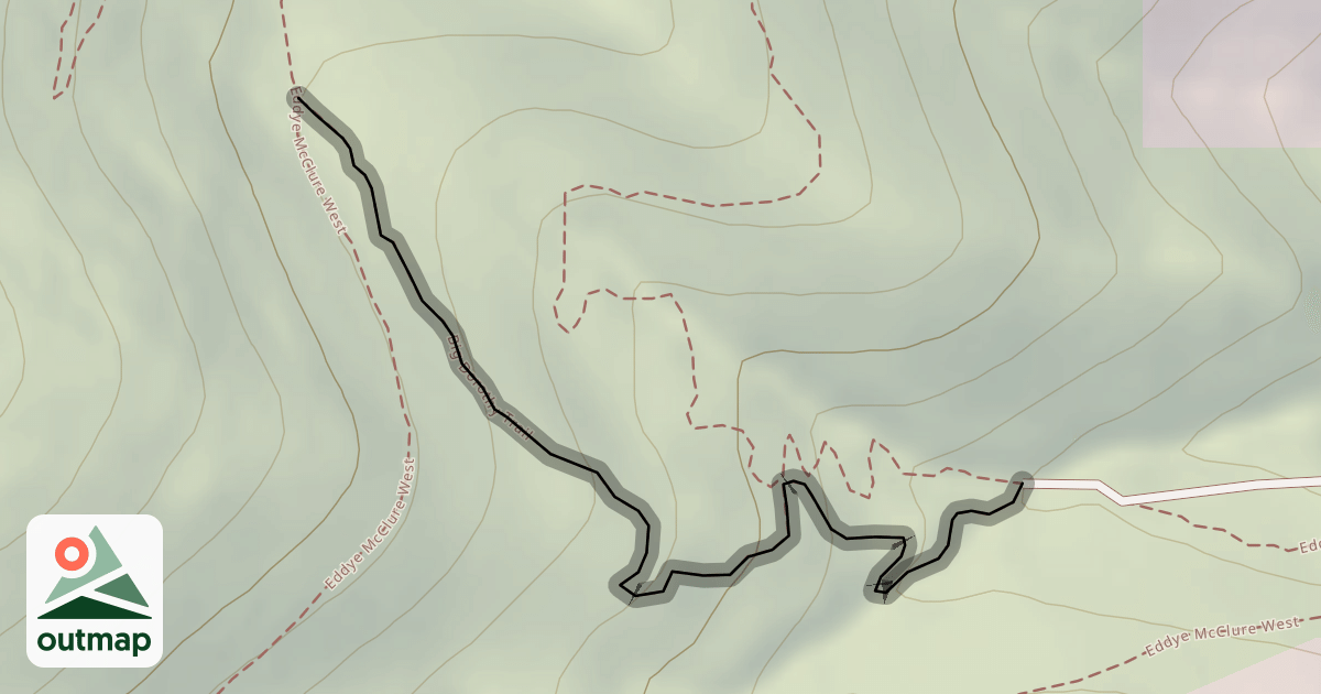 Map of Big Dorothy Trail