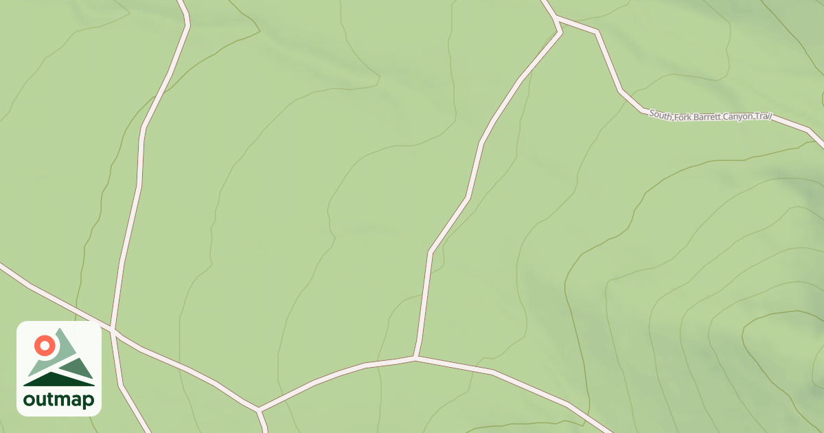 Map of TULE SPRING CUTOFF