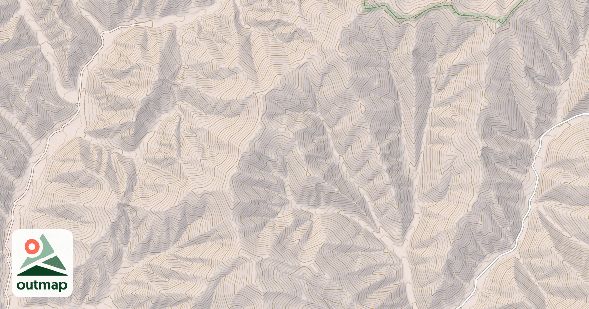Map of Corral Canyon
