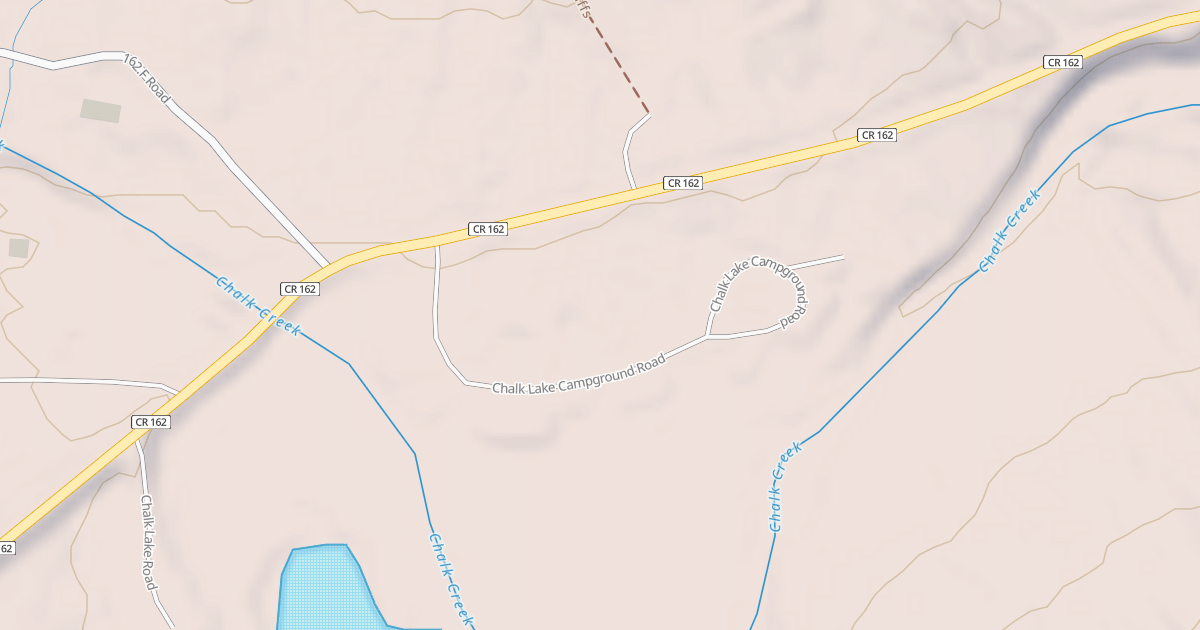 Map preview of CHALK LAKE CG