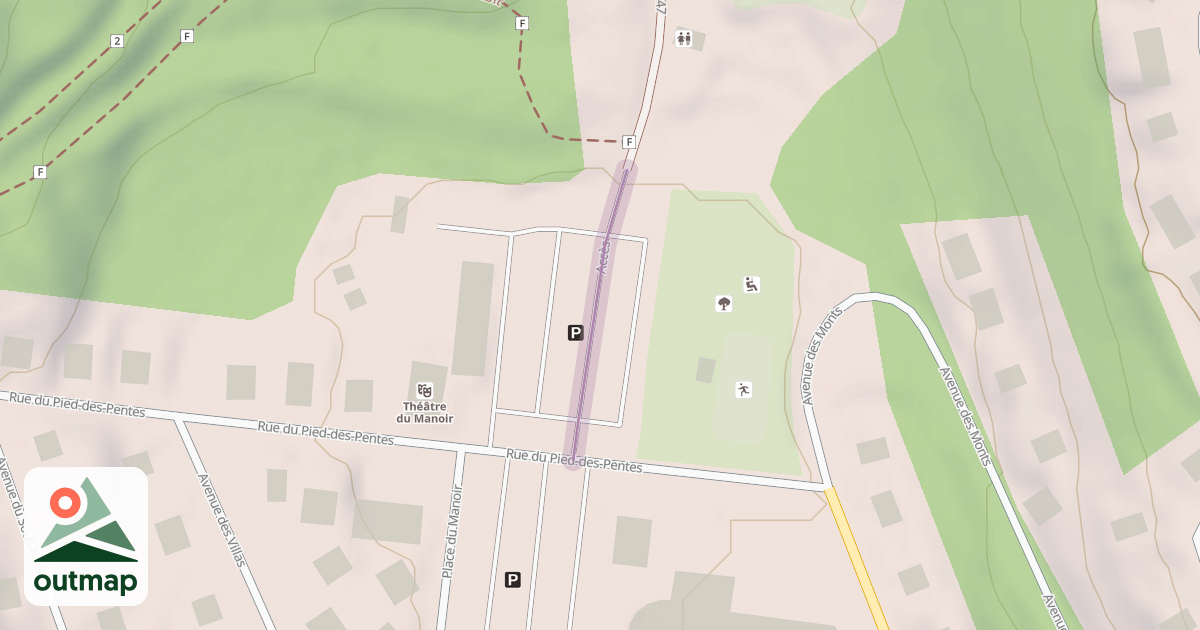 Map of Accès
