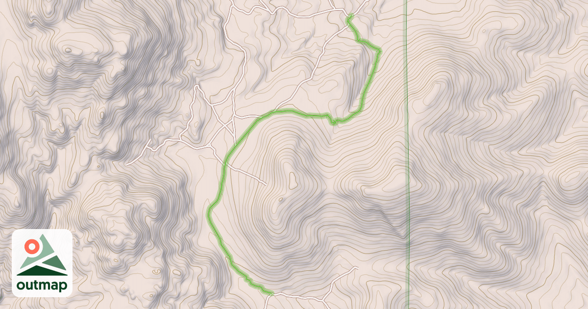 Map of Hay Canyon Road