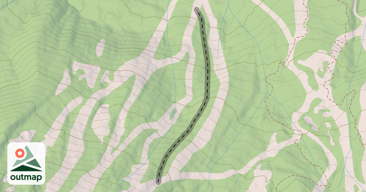 Map of Lower Thunderbird Glade