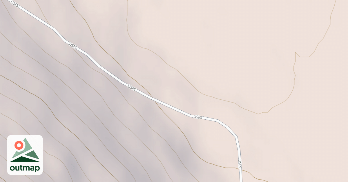 Map of Lower Cone Road