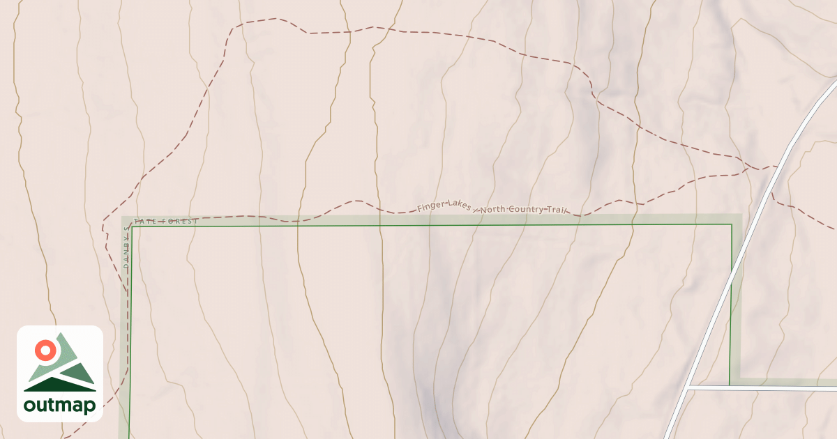 Map of Snowmobile Trail