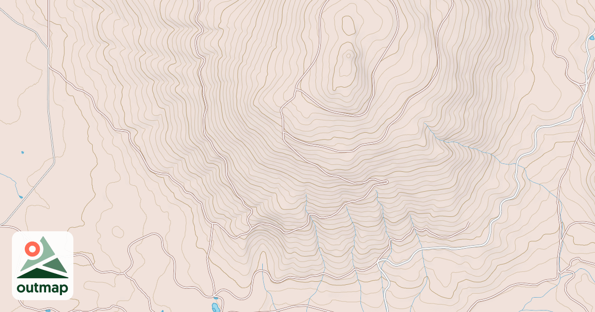 Map of BLACKS MTN LOOP