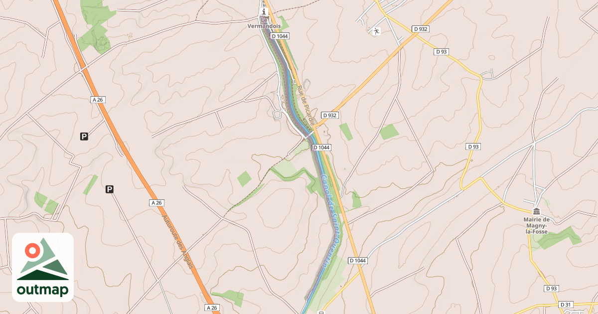 Map of Chemin Impérial