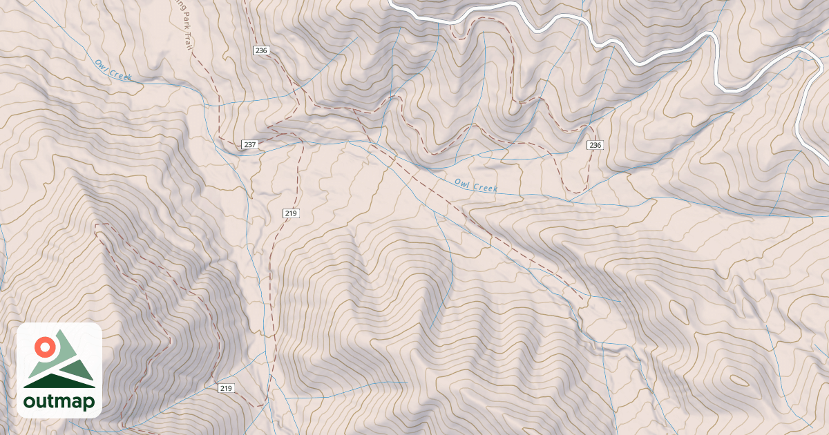 Map of USFS Motor Vehicle Use Map Trails 4579