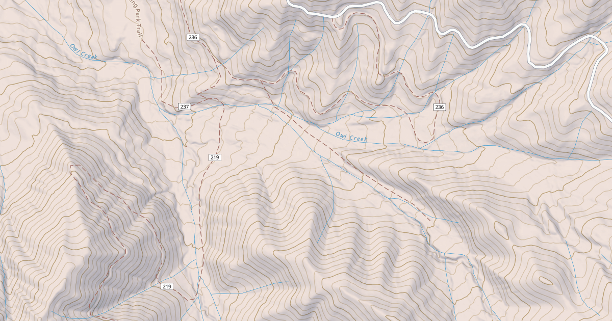 Map preview of USFS Motor Vehicle Use Map Trails 4579
