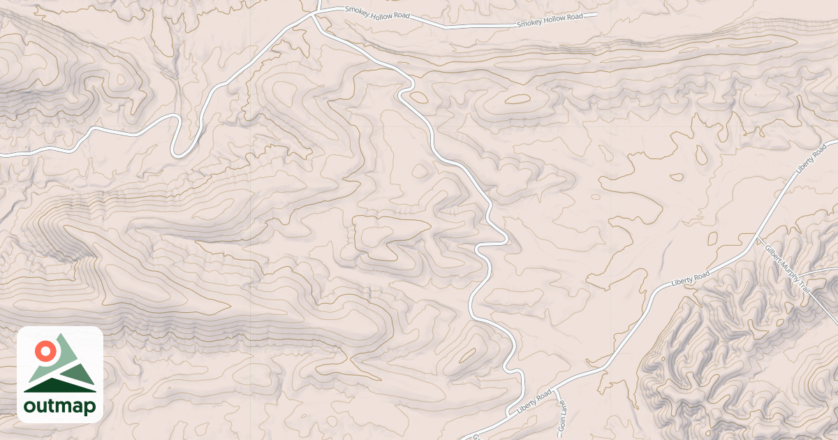 Map of SMITH CREEK SPUR