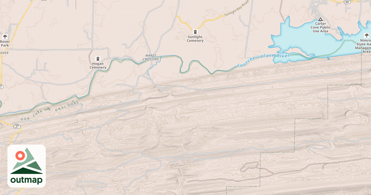 Map of LONG HOLLOW