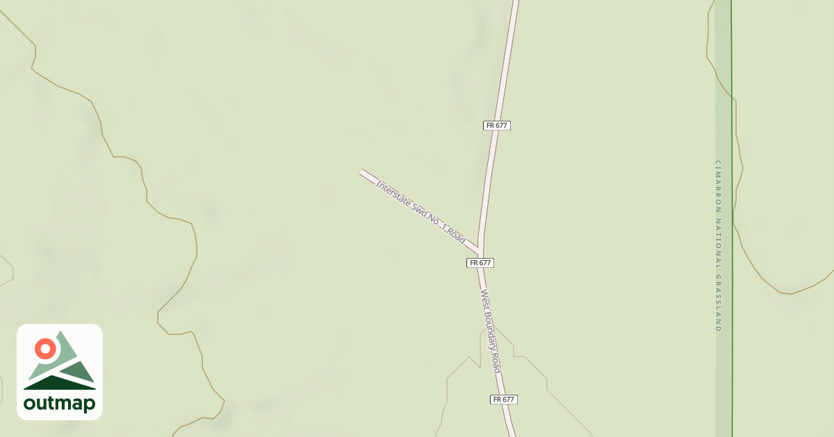 Map of INTERSTATE SWD NO. 1
