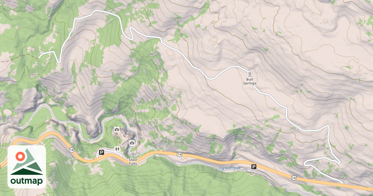 Map of CEDAR CREEK