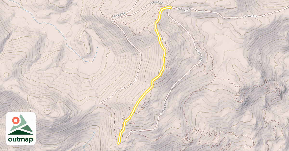 Map of Telemark Trail