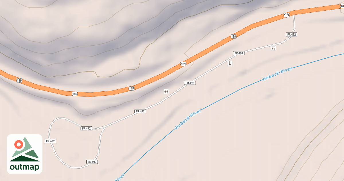 Map of HOBACK CAMPGROUND