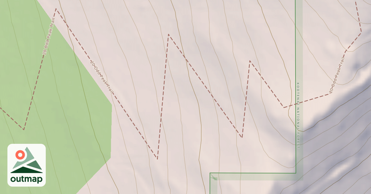 Map of 20 Odd Peak
