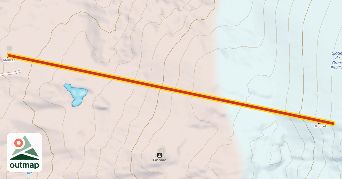 Map of Montet