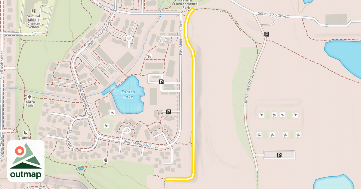 Map of Levee Trail