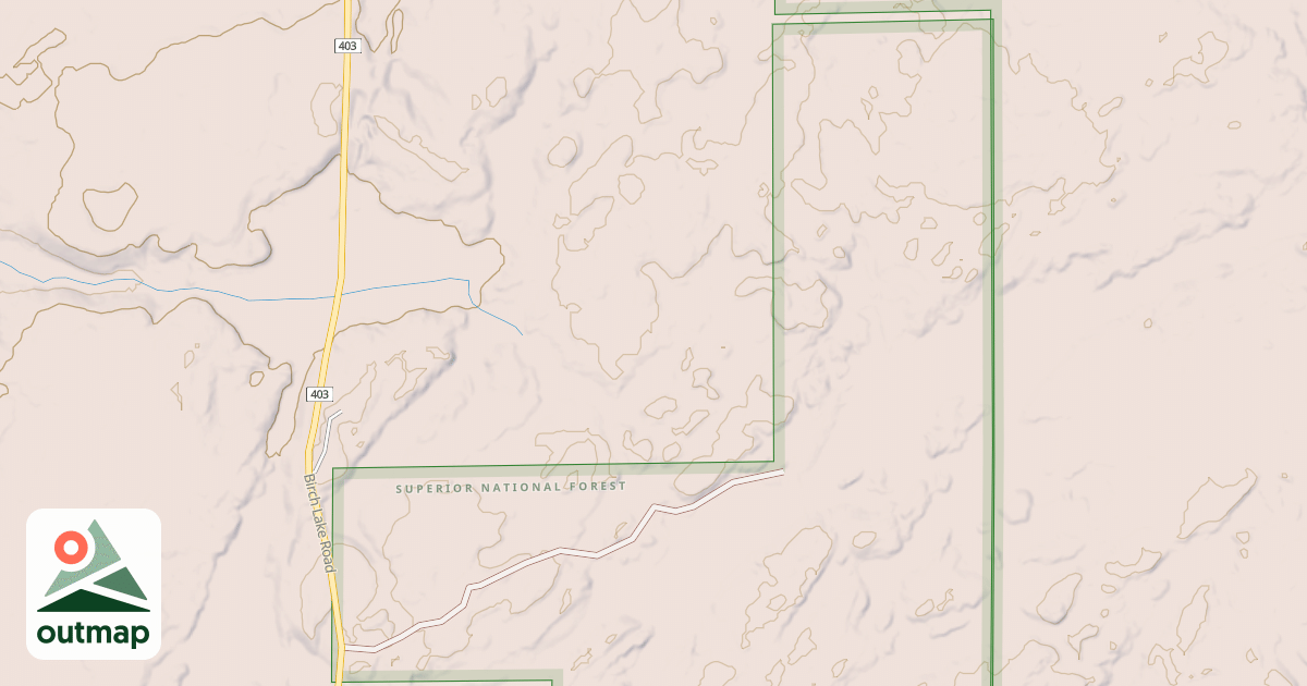 Map of BEAVER FARM SPUR A