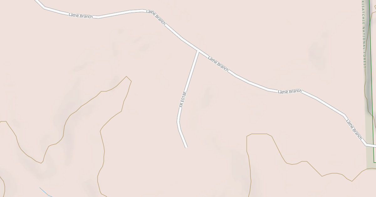 Map preview of USFS Motor Vehicle Use Map Roads {D5B4AC56-3311-4716-B7A6-A9676D4F6021}