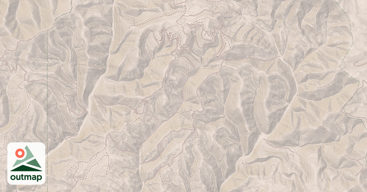 Map of HELLGATE RIDGE