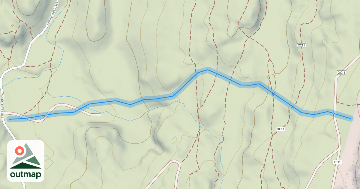 Map of Chamois