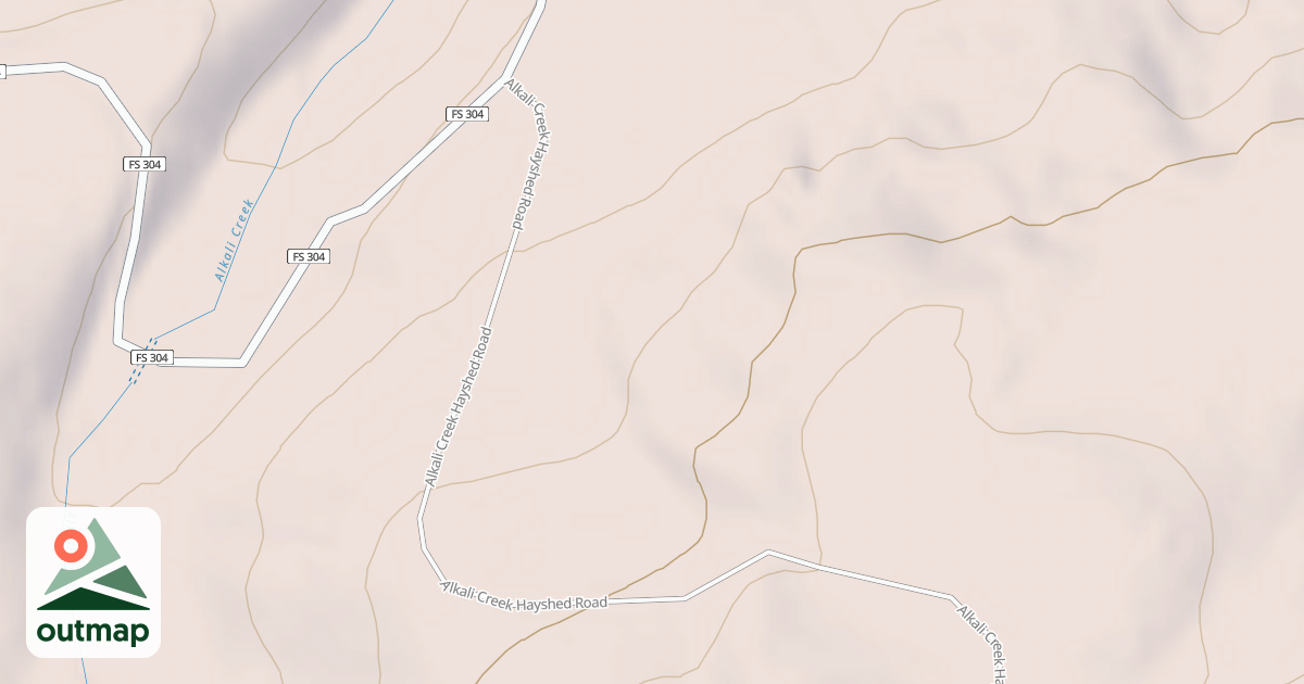 Map of ALKALI CREEK HAYSHED