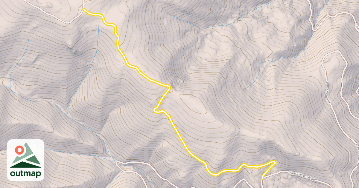 Map of Forest Road 510