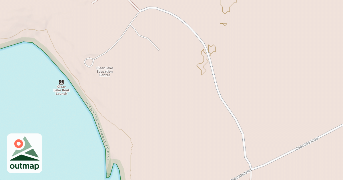 Map of CLEAR LAKE CAMP