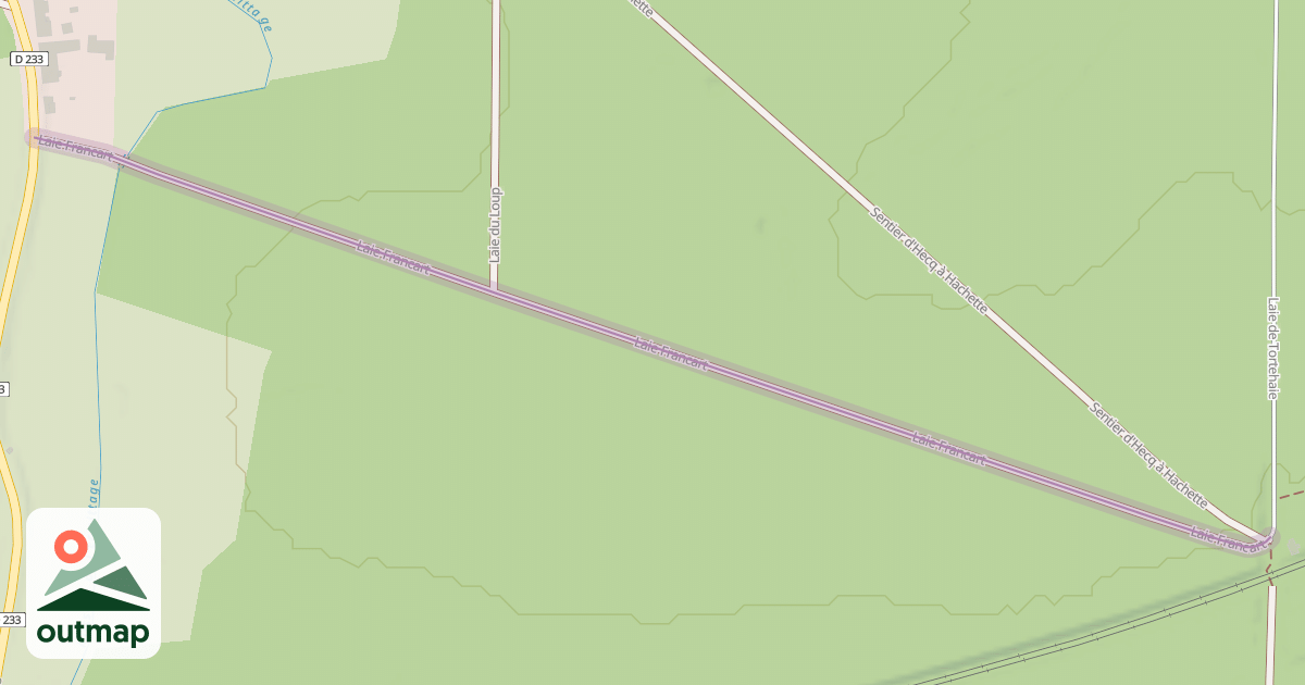 Map of Laie Francart