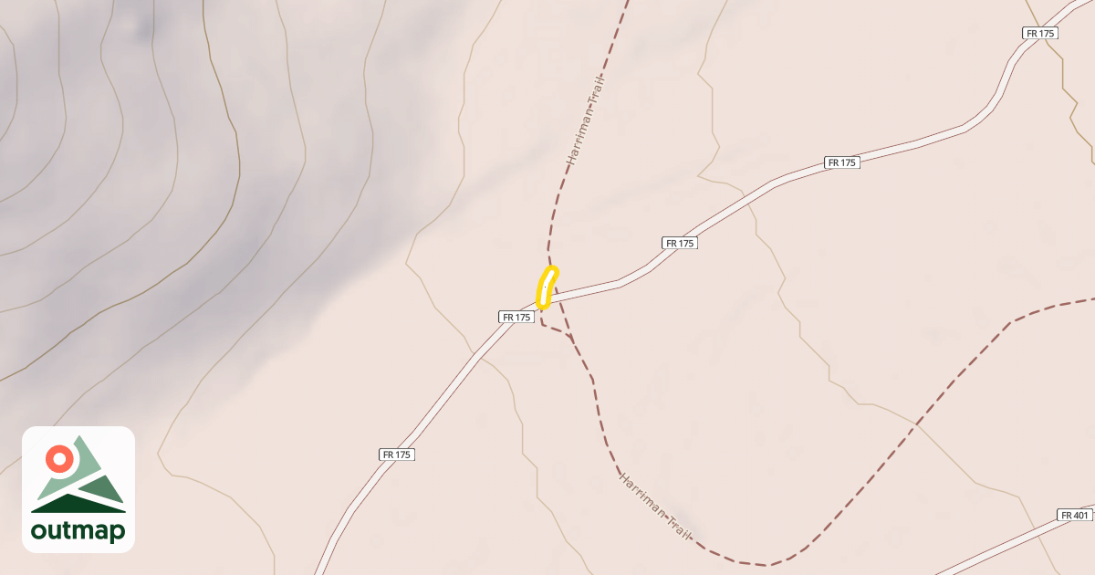 Map of Harriman Trail