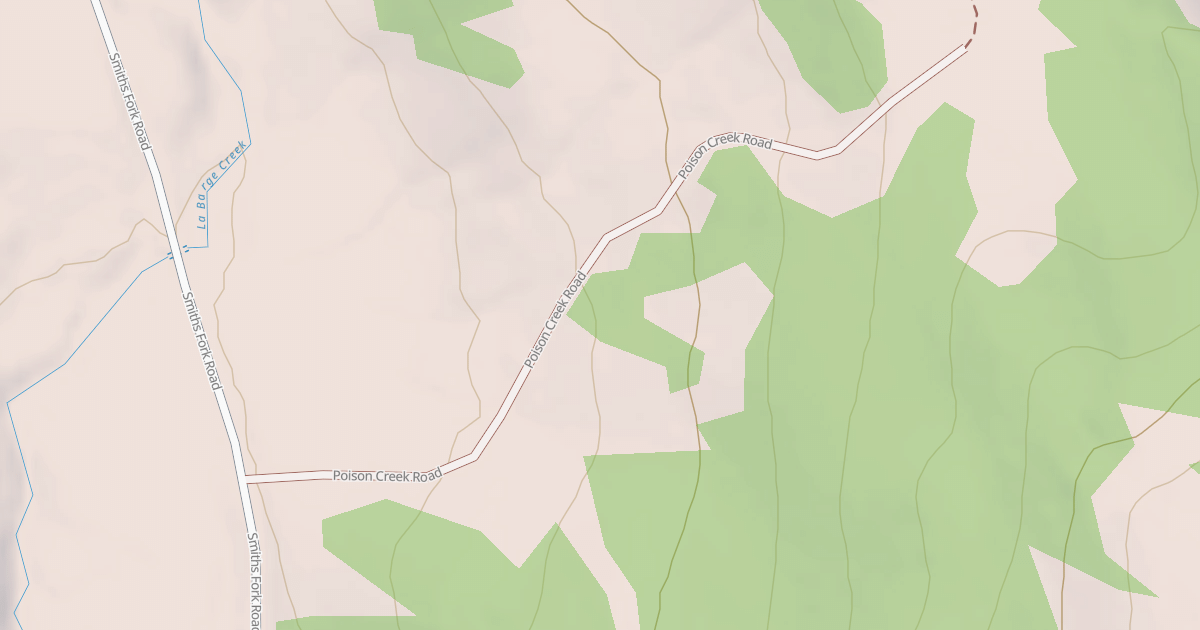 Map preview of POISON CREEK