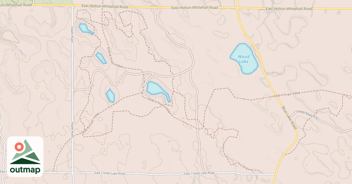 Map of HOLTON MOTORCYCLE TRAIL