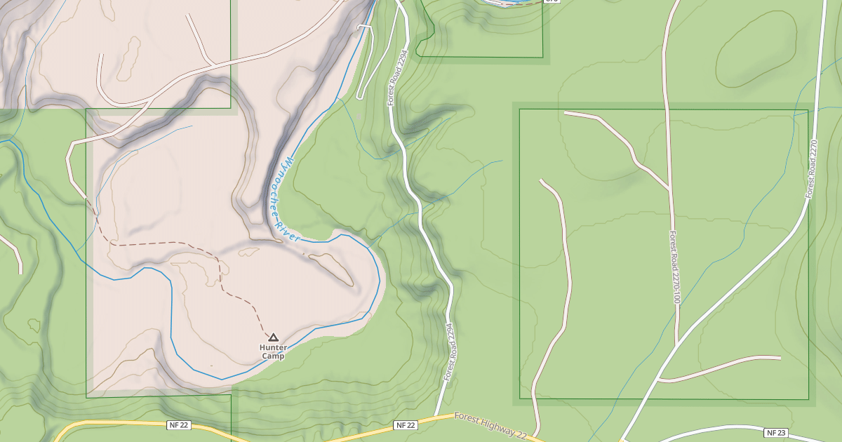 Map preview of W 200, W 230, B 100 END