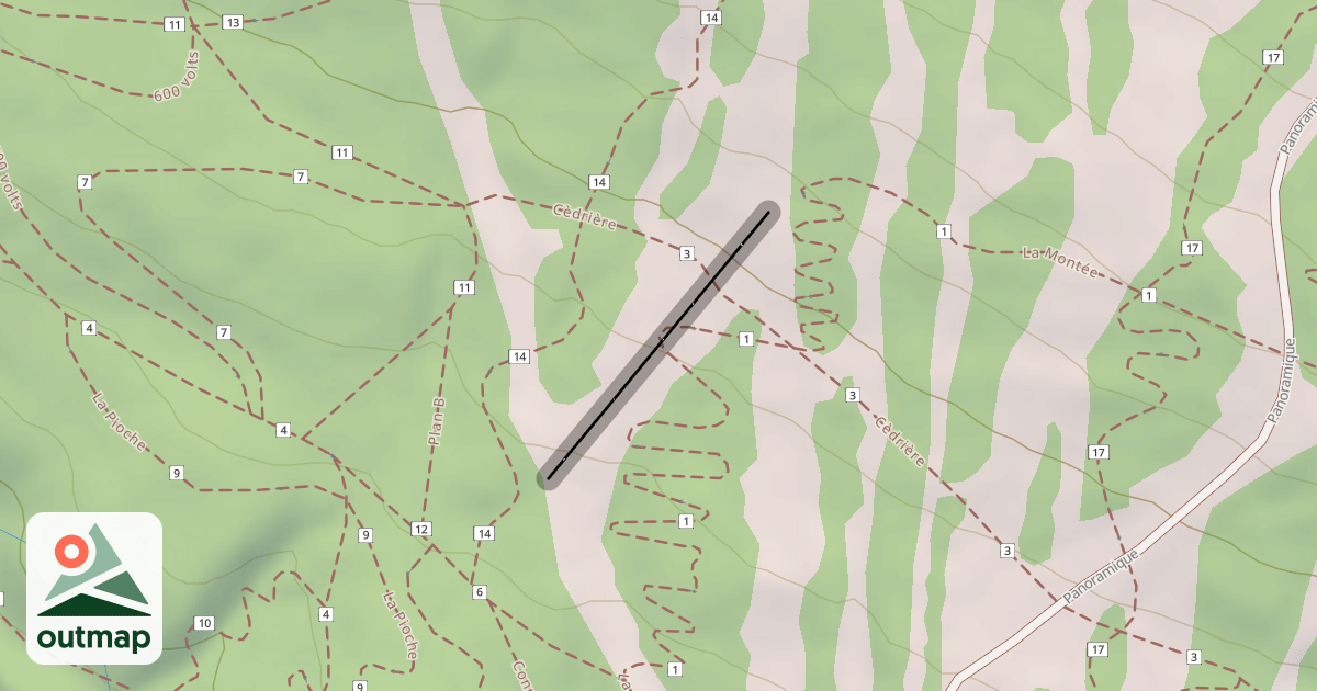 Map of Casse-cou