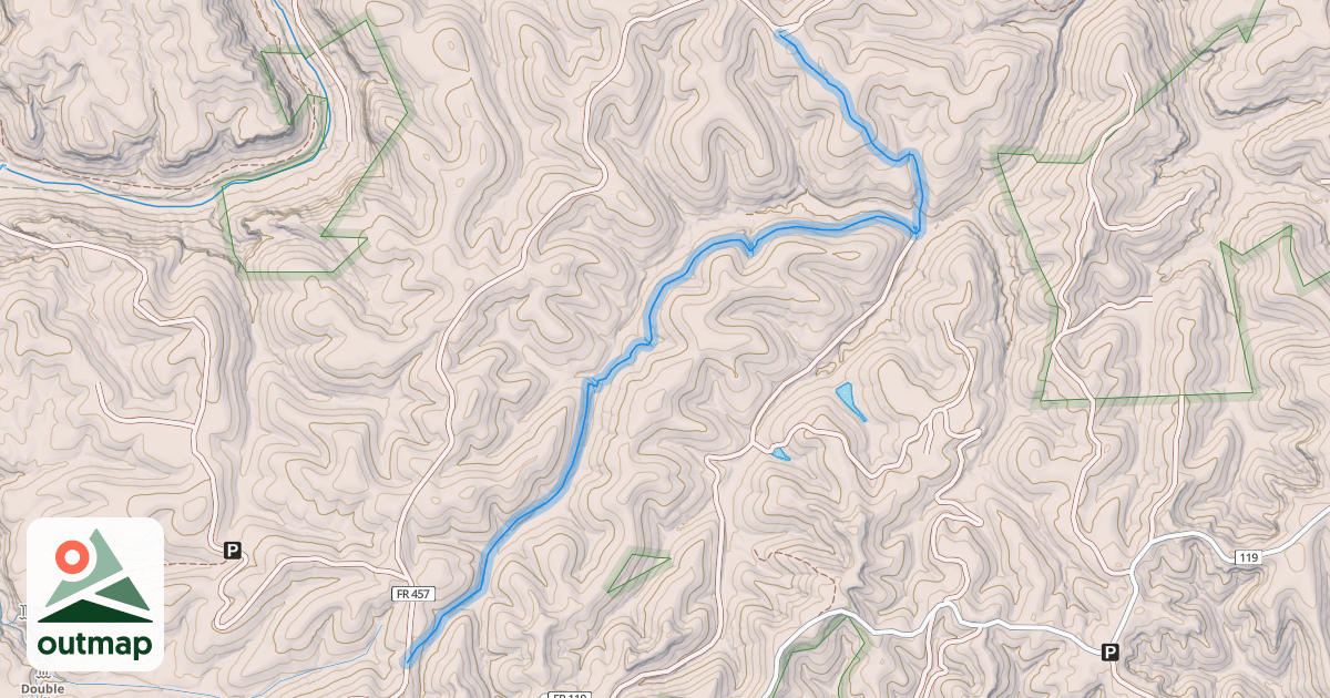 Map of Sheltowee Trace
