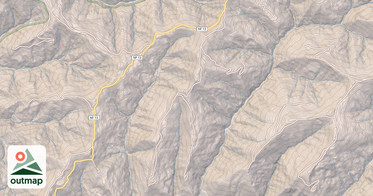 Map of LONESOME RIDGE