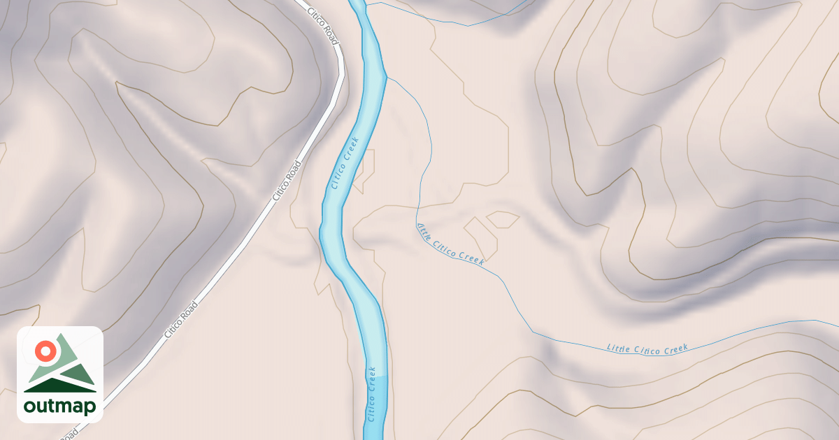 Map of LITTLE CITICO