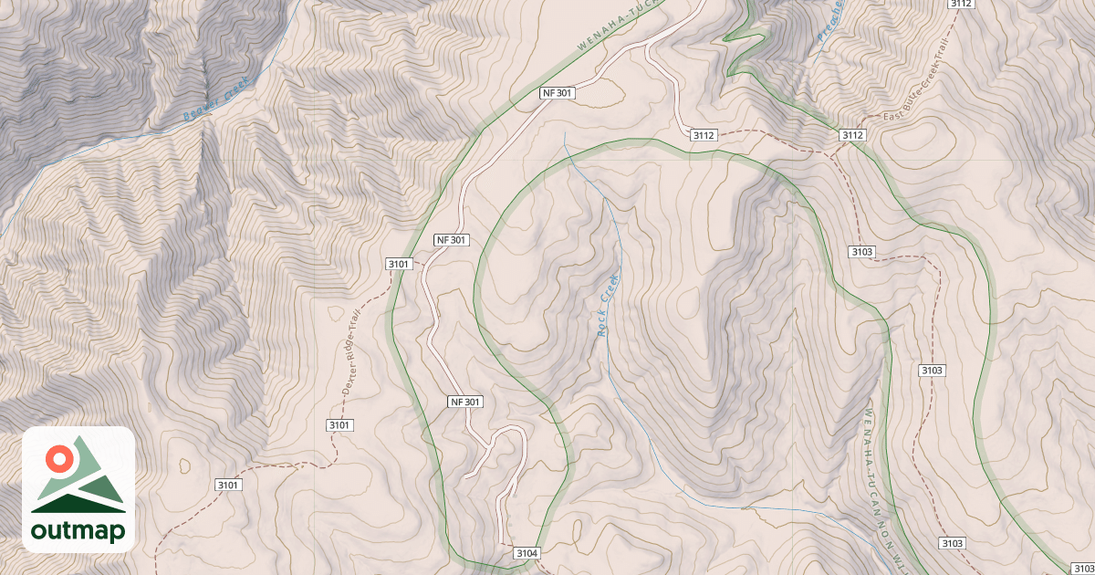 Map of SLICKEAR RECREATION RESIDENCES