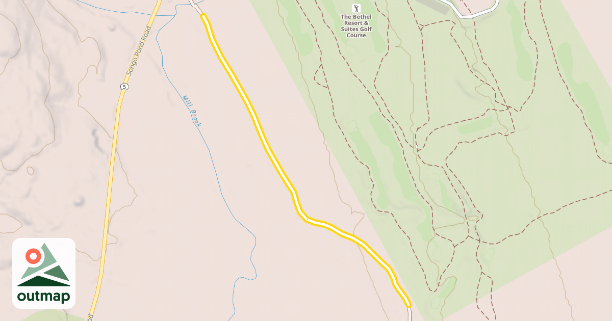 Map of Mill Brook Trail
