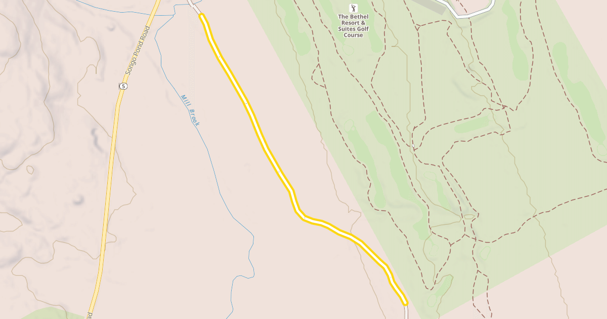 Map preview of Mill Brook Trail