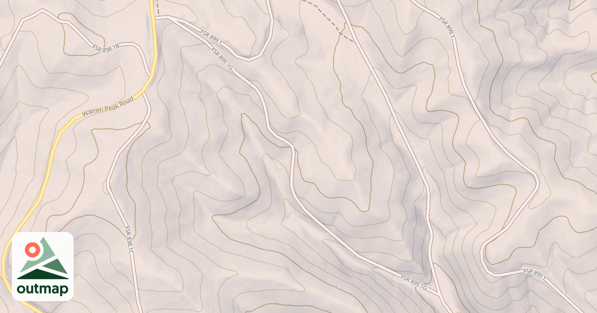 Map of SANDPIT BRANCH 1G