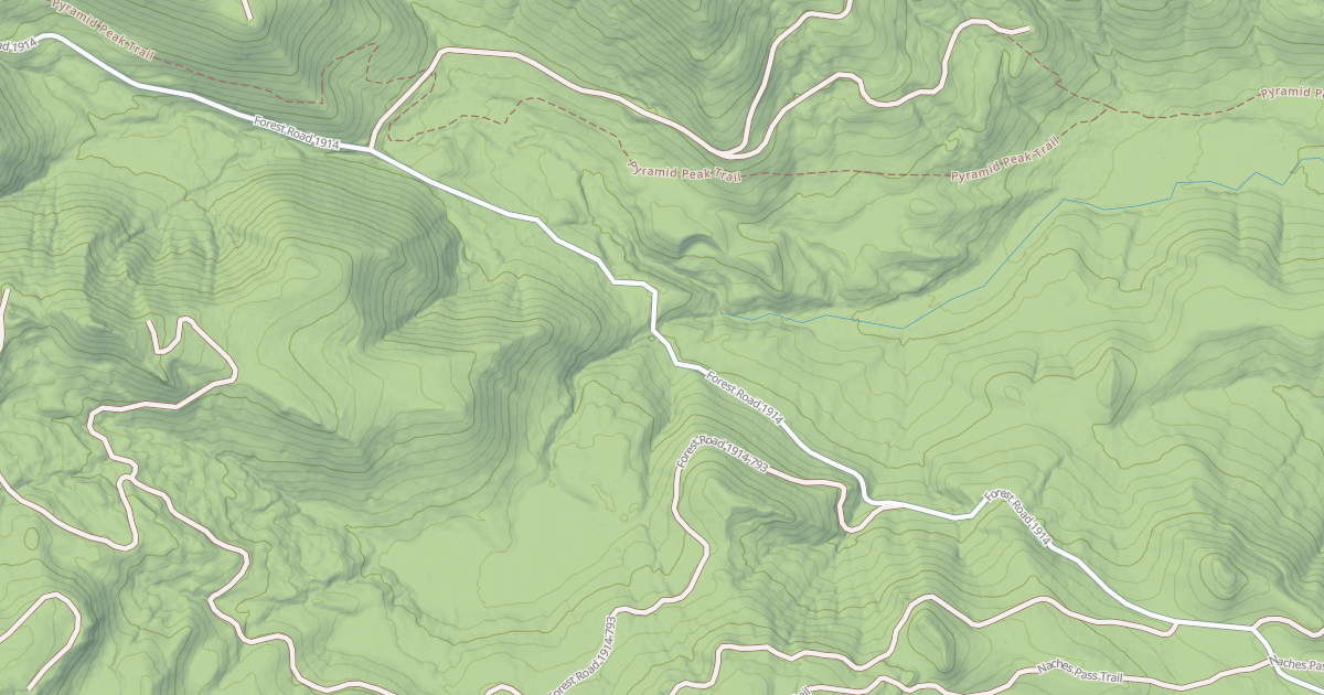 Map preview of Greenwater/Naches