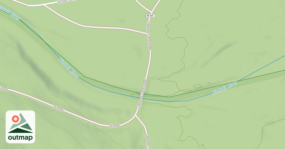Map of Corridor 7 - Ip Road Area