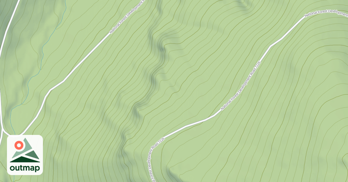 Map of LITTLE GEORGE SPUR