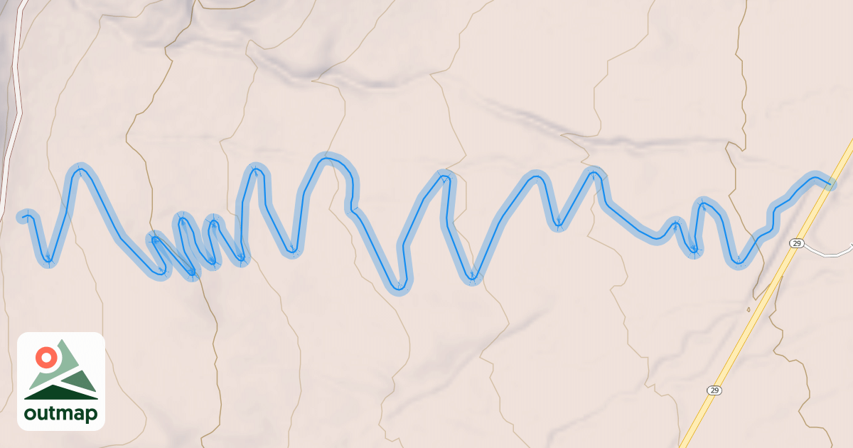 Map of Orange Trail